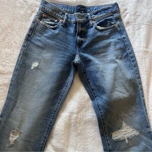 Lucky Brand Light Blue Denim with Brown Patch